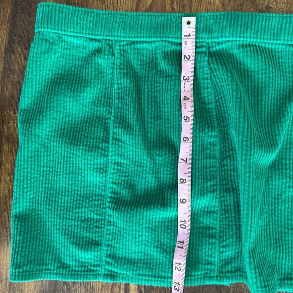 NWT Aerie Corduroy Micro Mini Skirt in Kelly Green-Size Small - Picture 10 of 10
